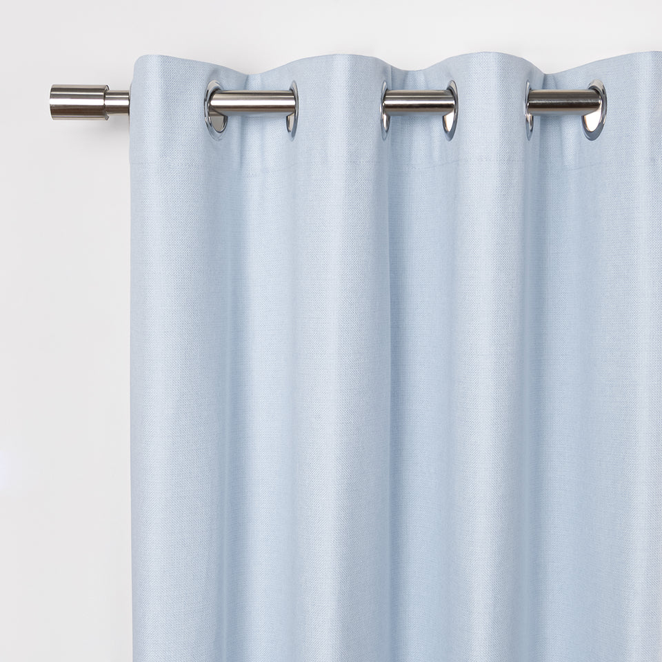 MAX Blackout Linen-Textured Curtains Set