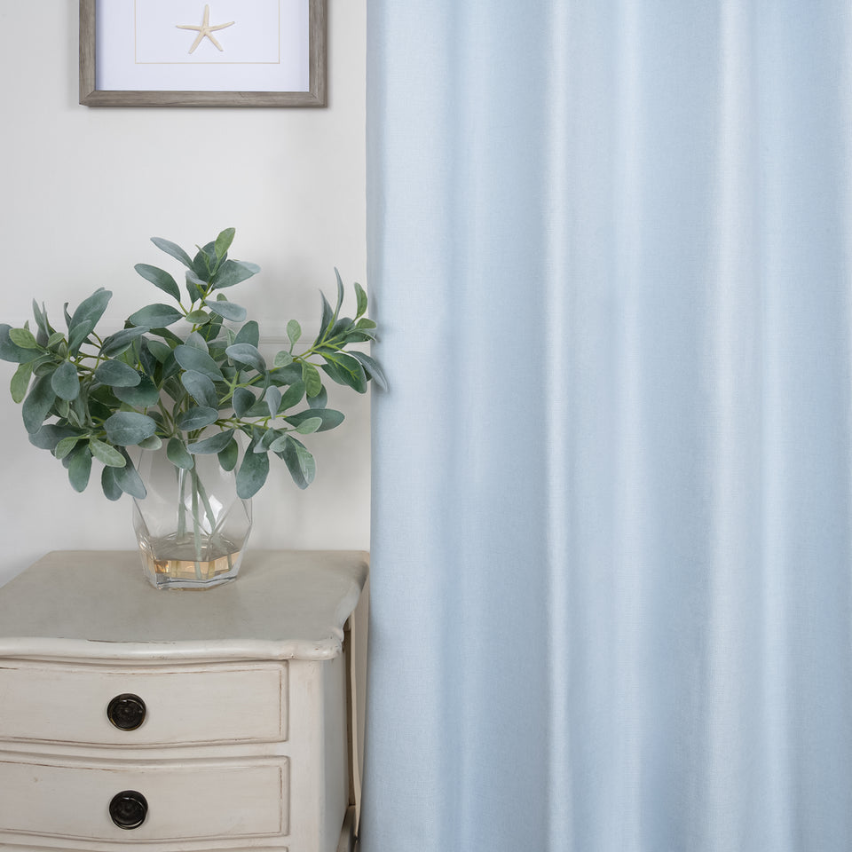 MAX Blackout Linen-Textured Curtains Set