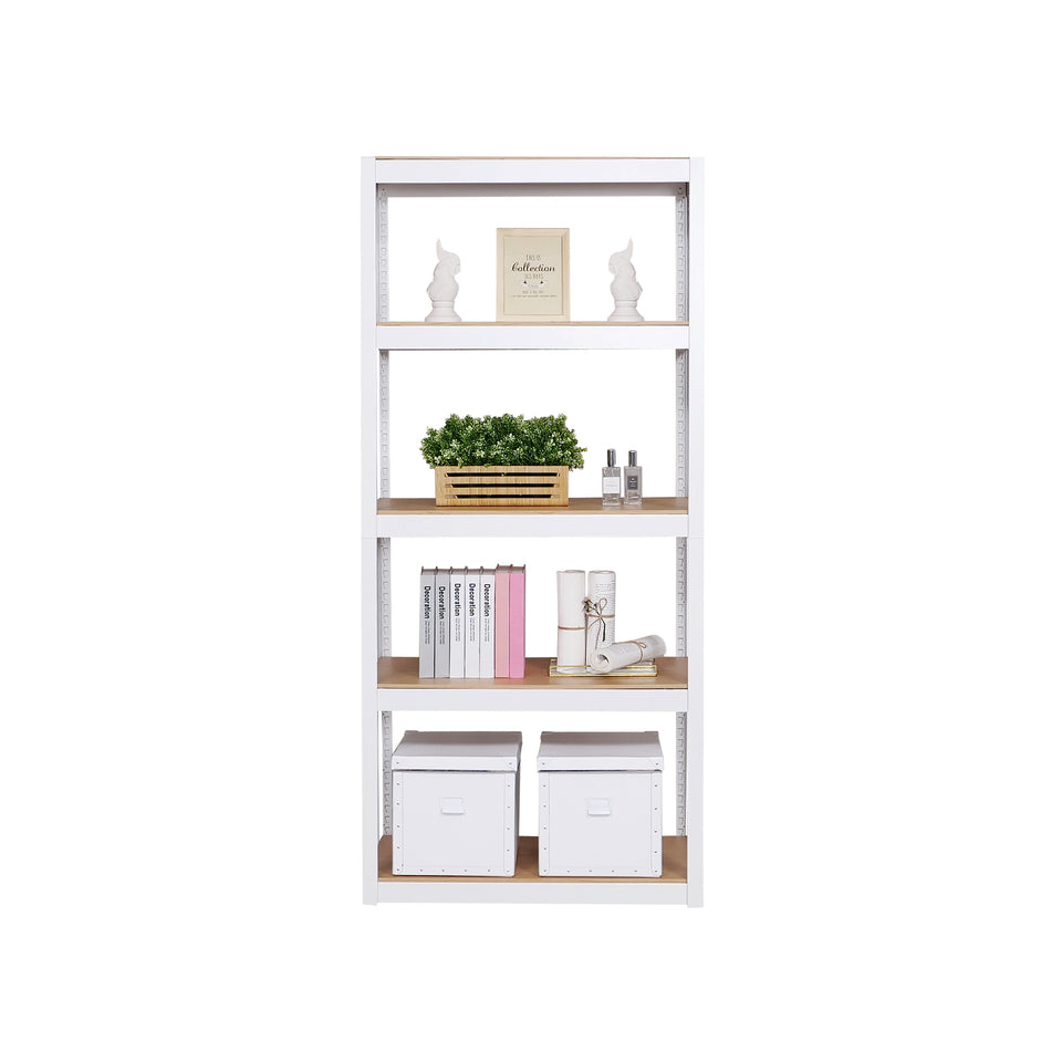 Kepsuul 4 Shelf + 1 LED Light Bar Customizable Modular Shelving and Storage