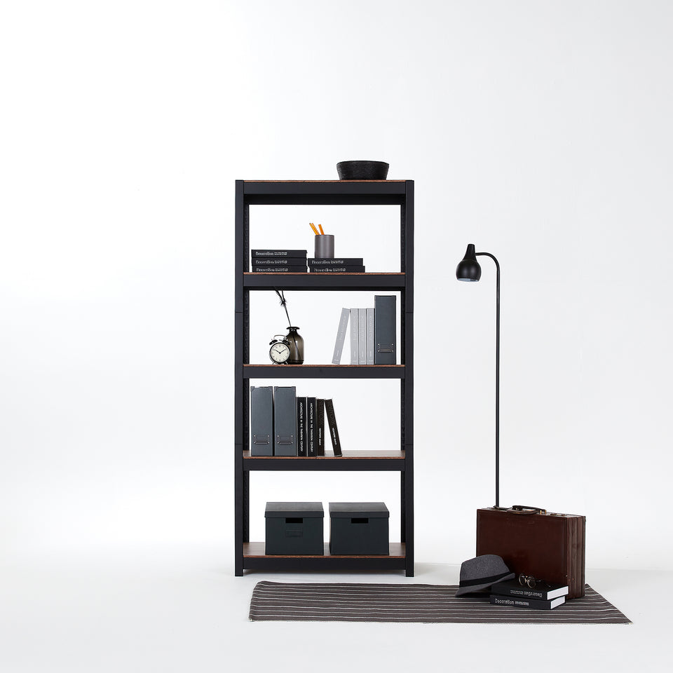 Kepsuul 4 Shelf + 1 LED Light Bar Customizable Modular Shelving and Storage