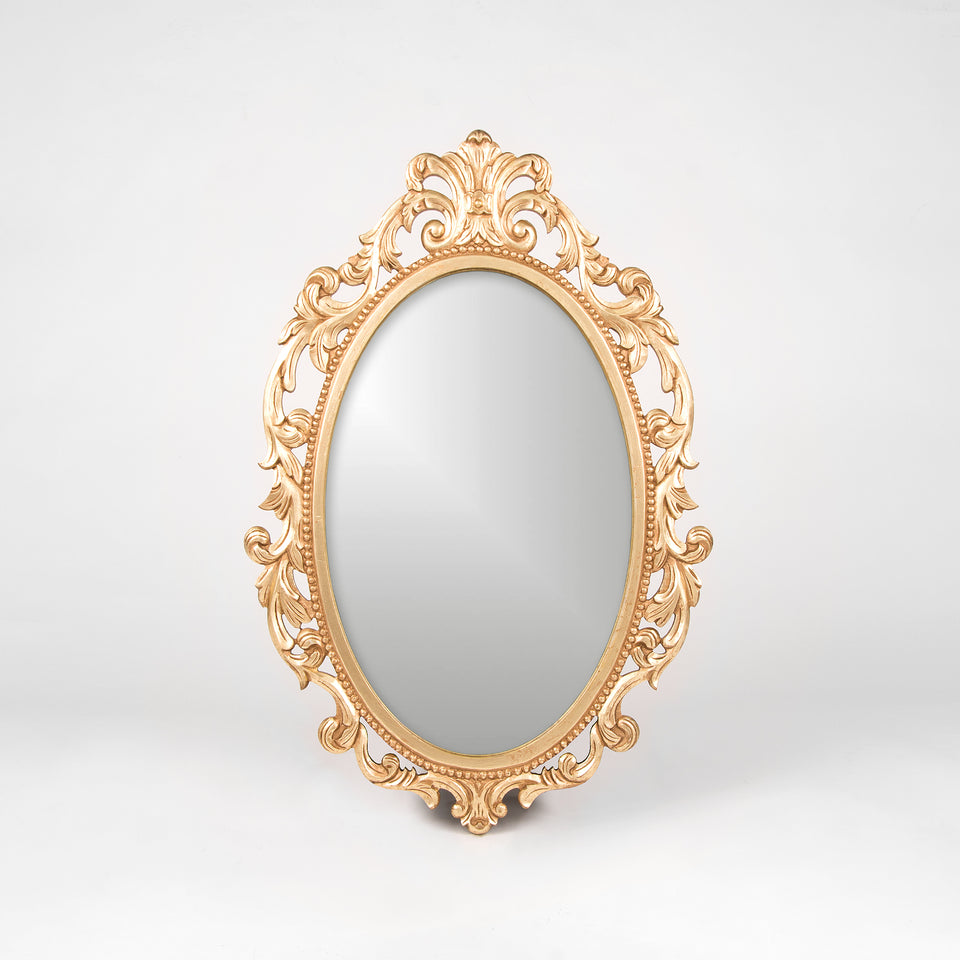 Oval Baroque Mirror