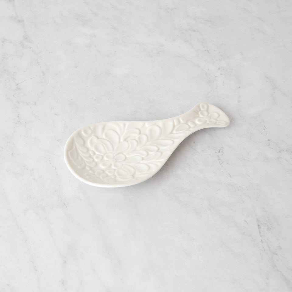 Textured Ceramic Spoon Rest