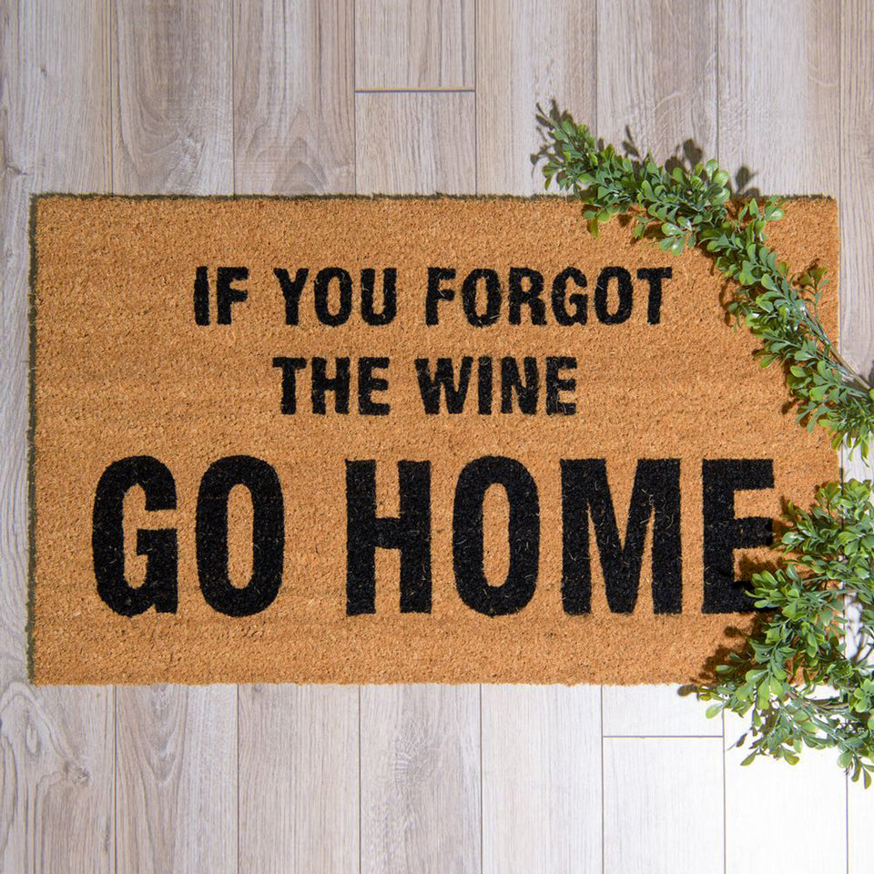 No Wine Doormat