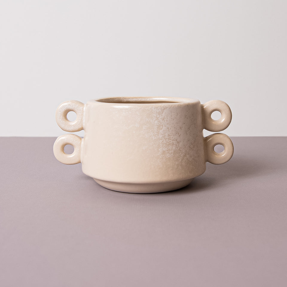 Loops Contemporary Ceramic Pot