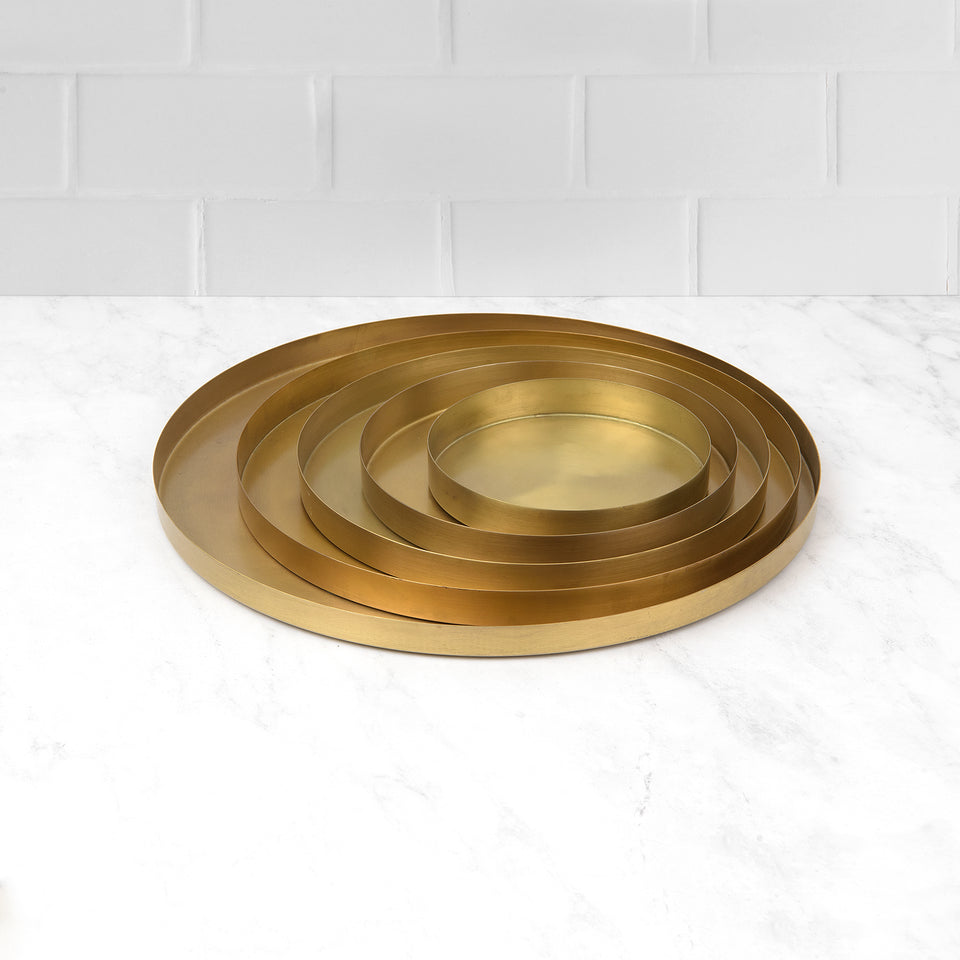 Brass Plated Tray