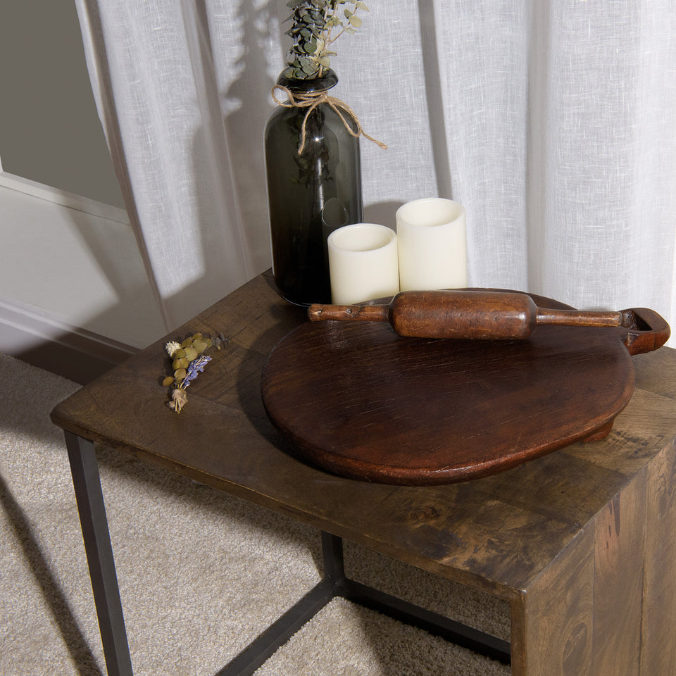 Rustic Footed Wood Serving Board