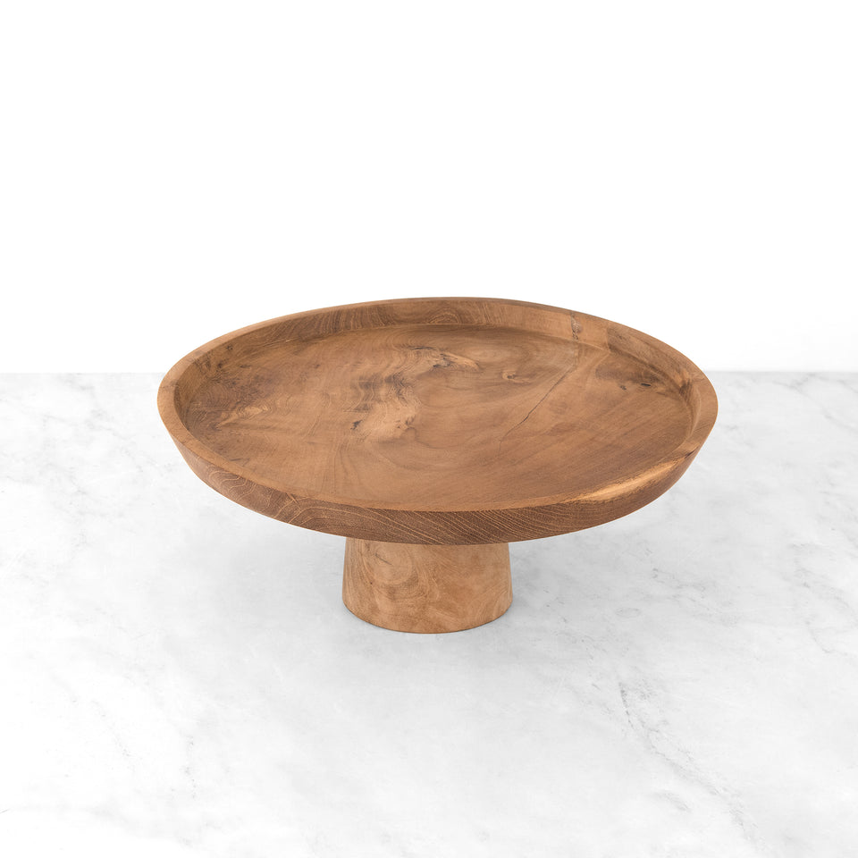 Teak Cake Stand