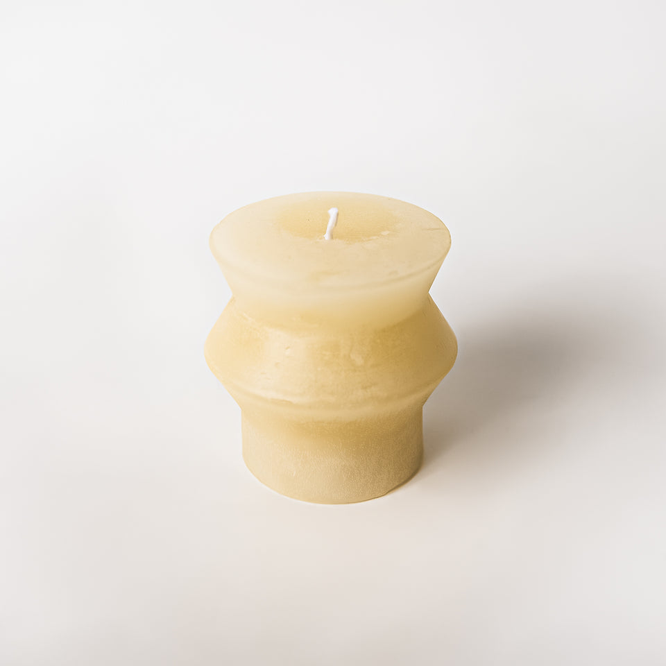 Sculptural Pillar Candle