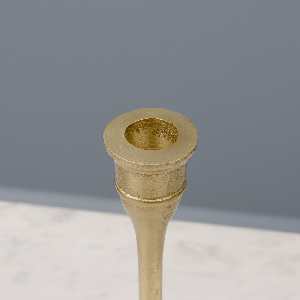 Brass Finish Candleholders