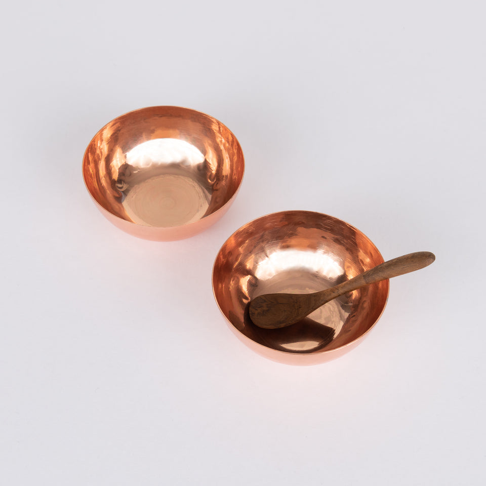 Hammered Copper Mini Pinch Pot