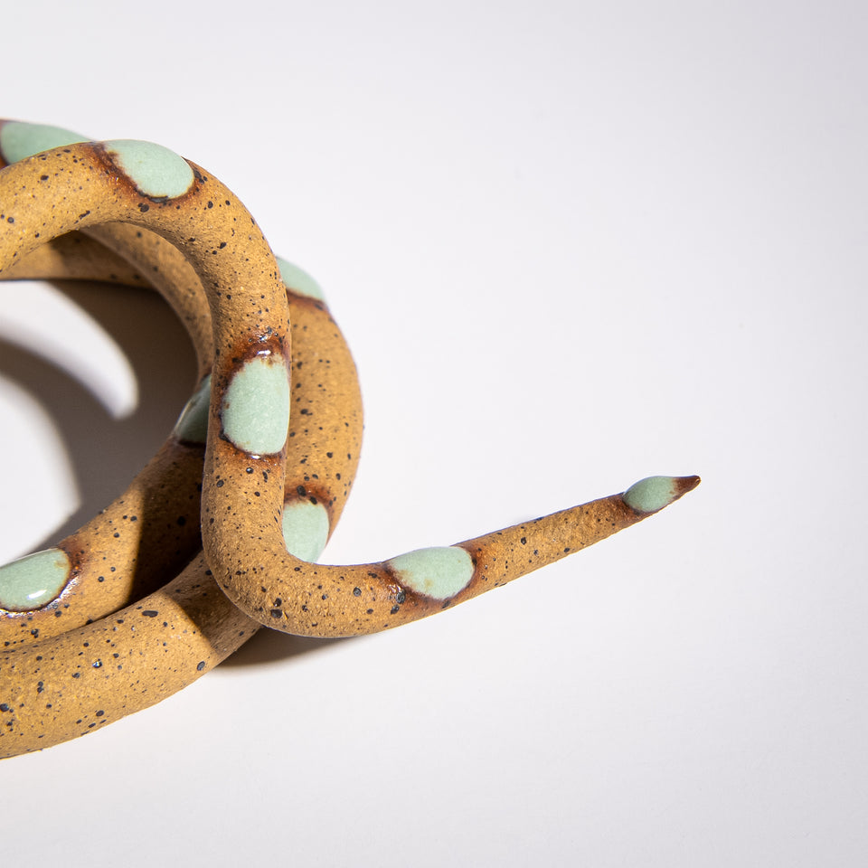 Handmade Ceramic Snake