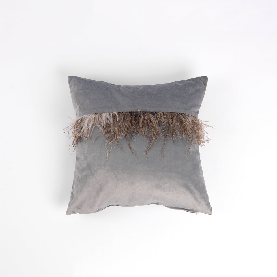 Joselyn Feather Fringe Pillow