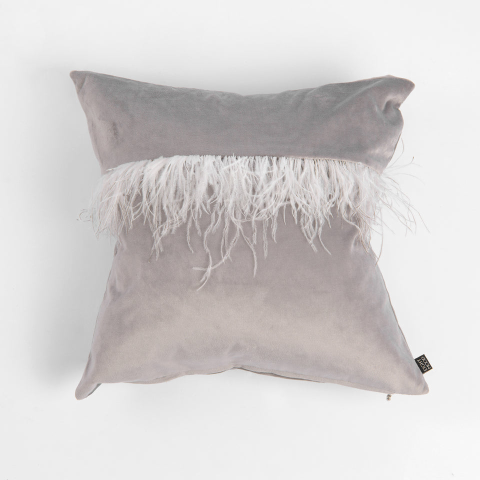 Joselyn Feather Fringe Pillow