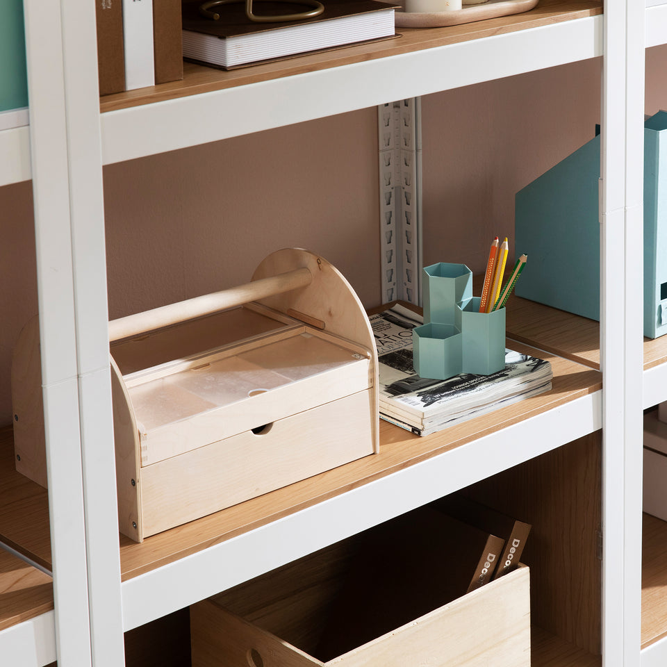 Kepsuul 4 Shelf Customizable Modular Shelving and Storage