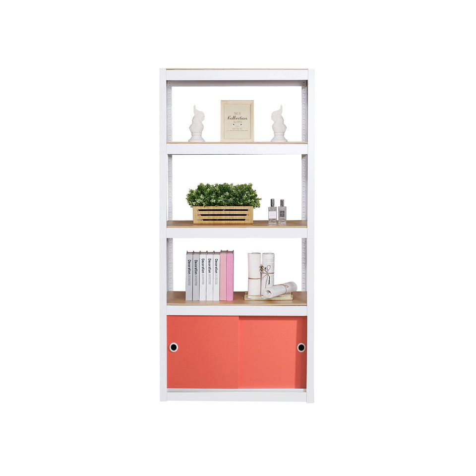 Kepsuul 4 Shelf + 1 Door Customizable Modular Shelving and Storage