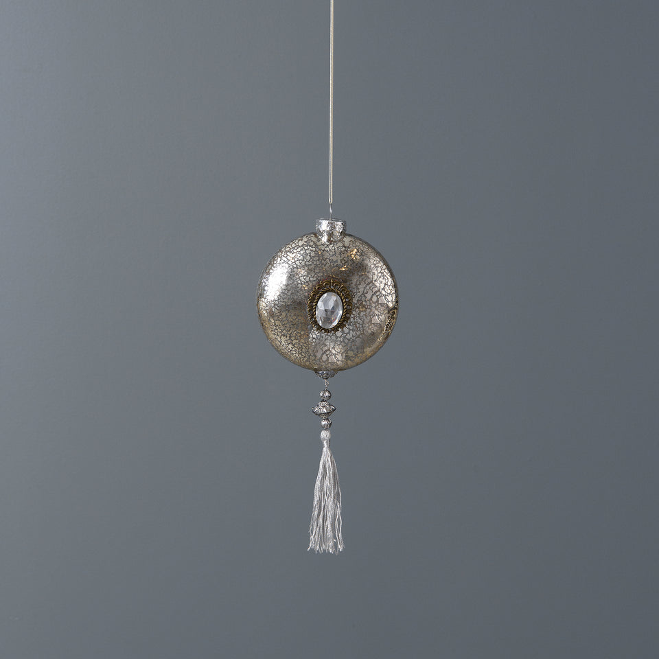 Mercury Glass Ornament – Tasseled