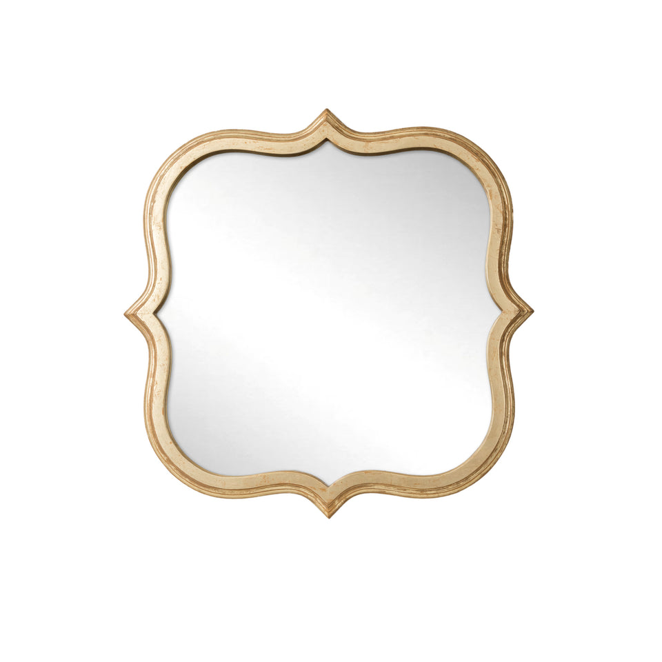 Gold Quatrefoil Mirror
