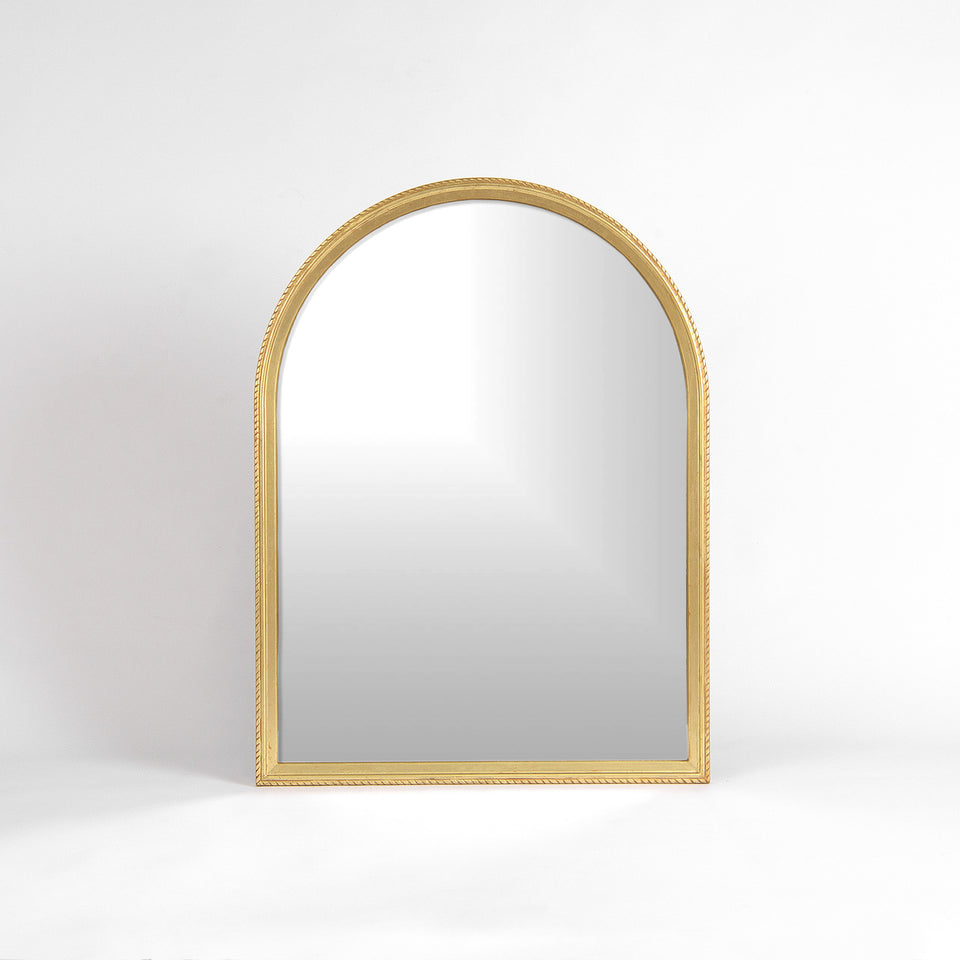 Arch Mirror with Notched Frame