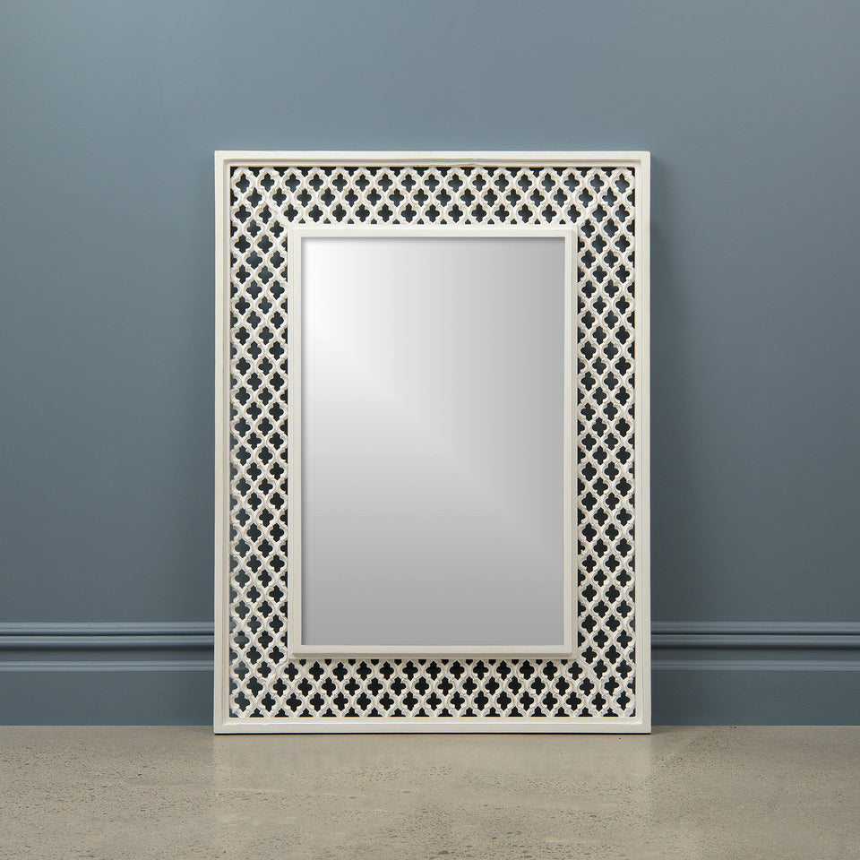 Quatrefoil Frame Mirror