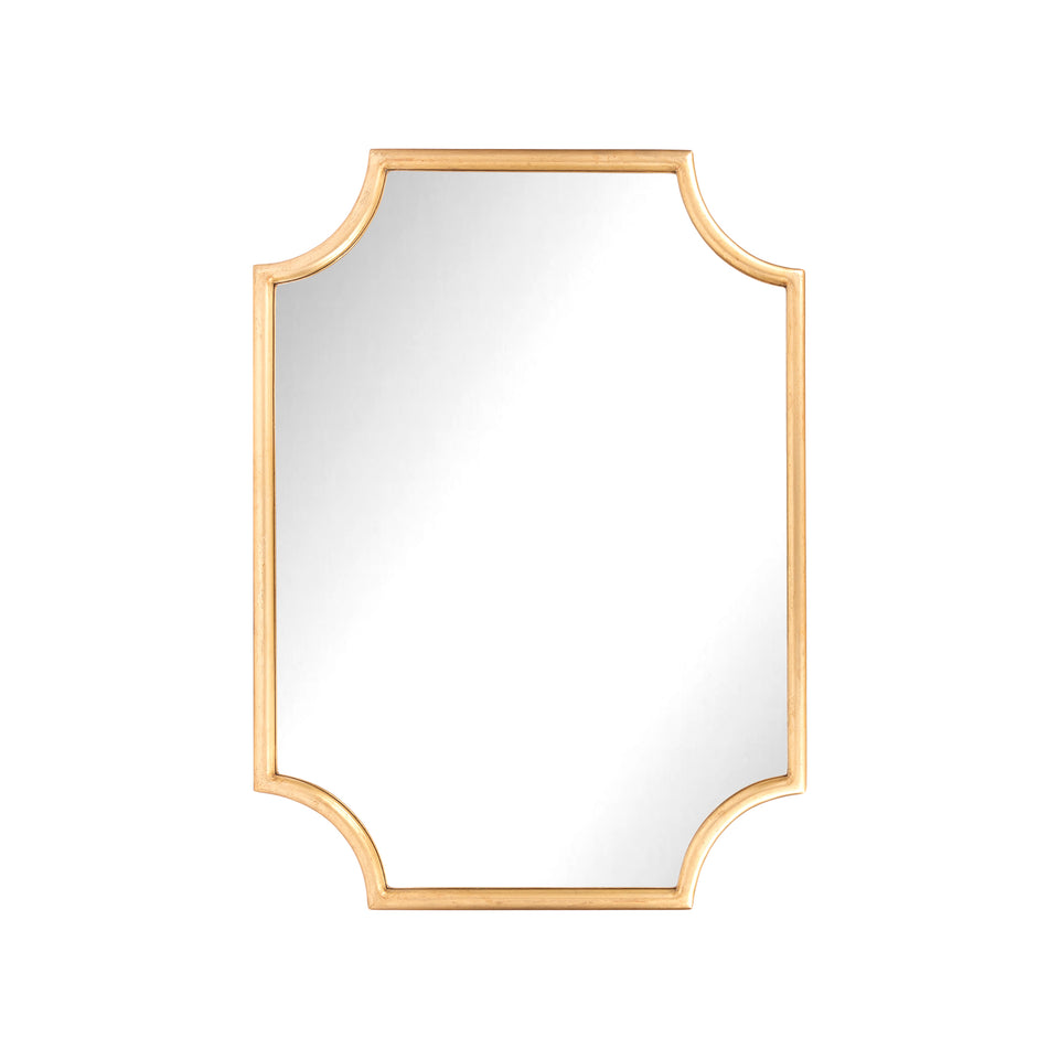 Deco Notched Corner Mirror