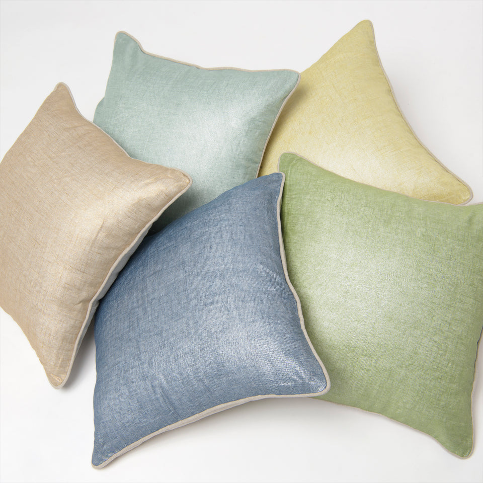 Metallic Linen Pillow