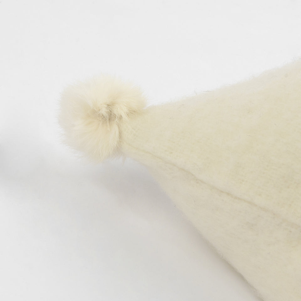 Rabbit Fur Pom Pom Wool Pillow