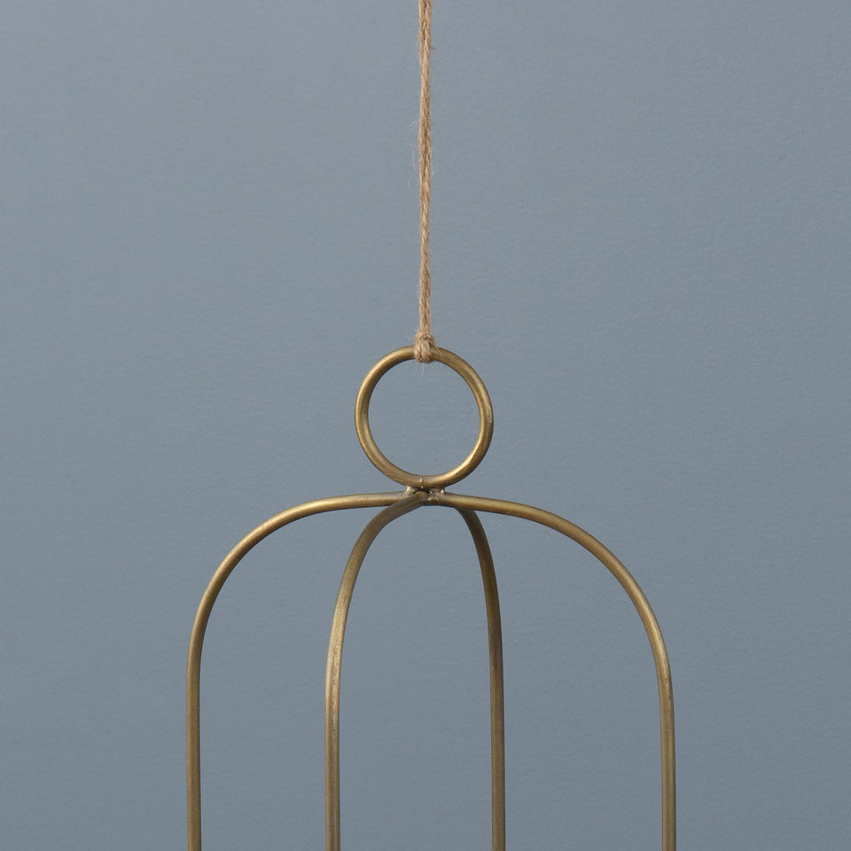 Semi-Circle Hanging Metal Planter