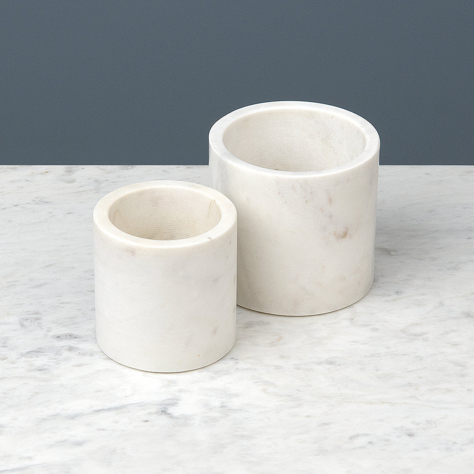 White Marble Pot Collection