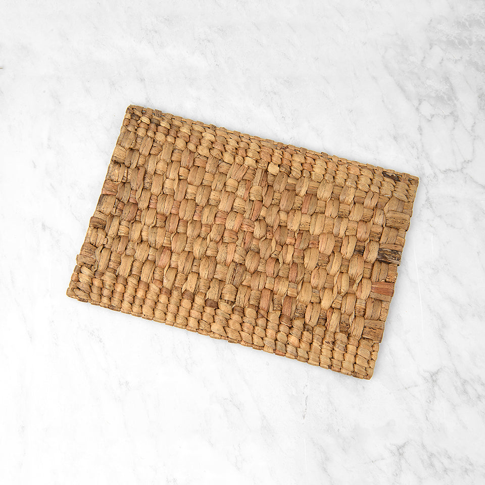 Rectangle Woven Water Hyacinth Placemat