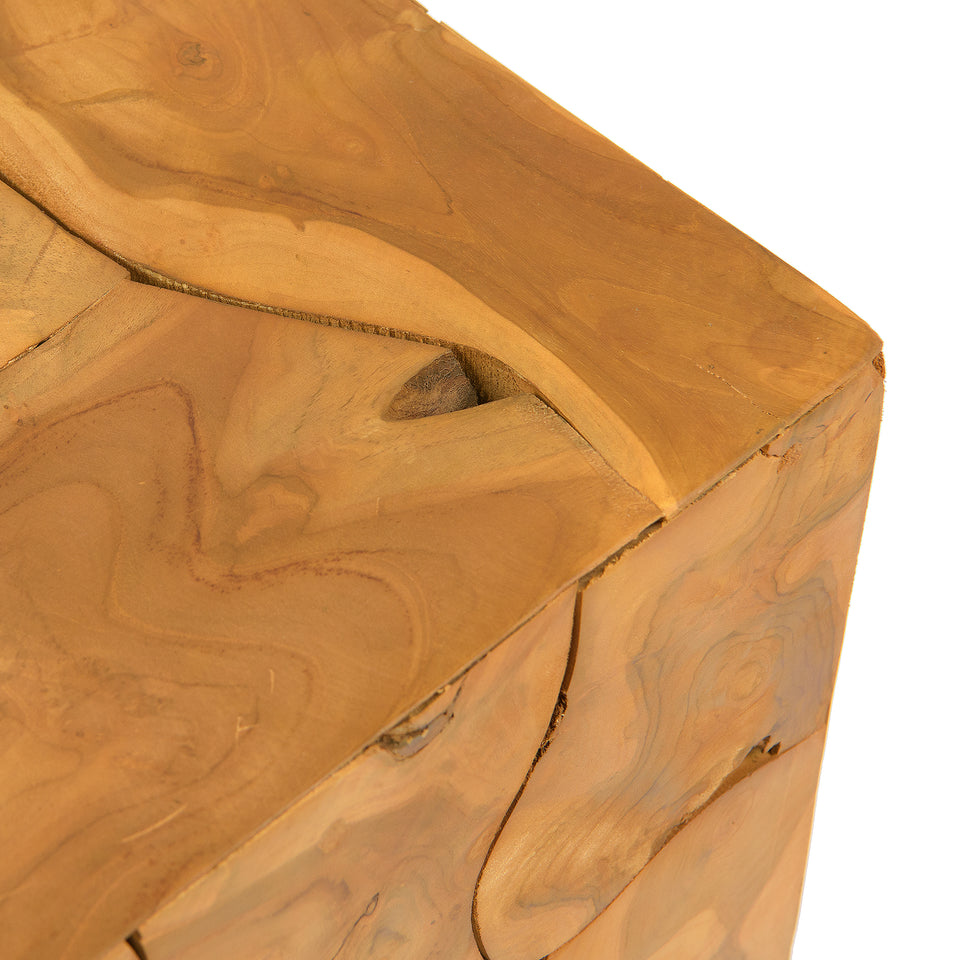 Puzzle Teak Stool