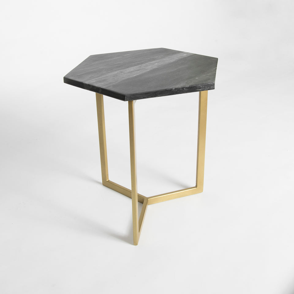 Piers Hexagon Marble Table