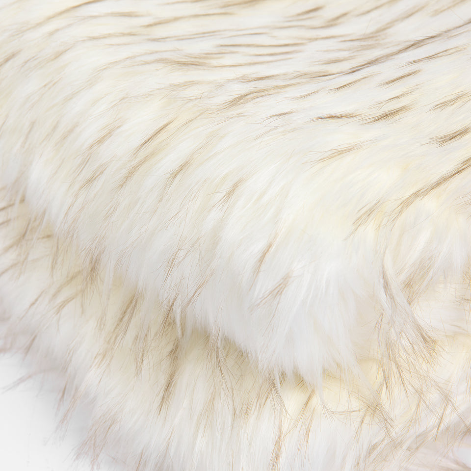 Faux Fur Throw - Iced Fox
